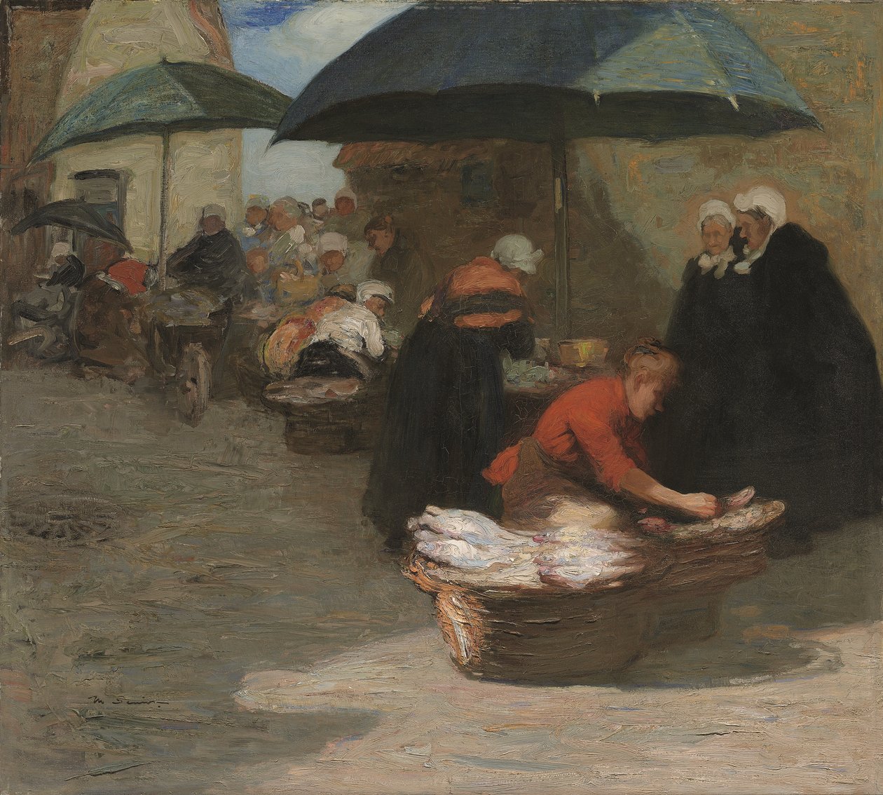 A Flemish Fishmarket by Mark Senior