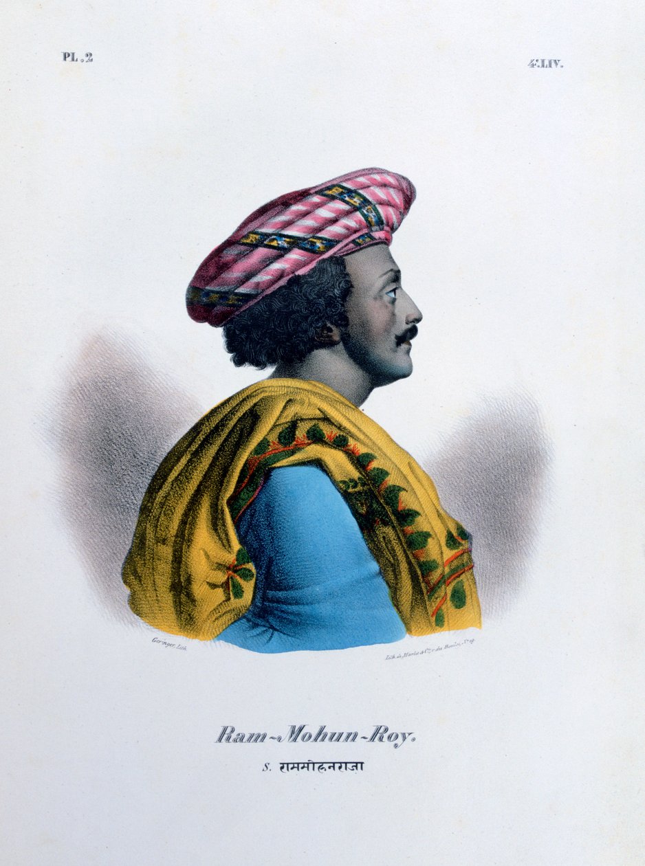 Ram Mohan Roy, founder of the Brahmo Samaj by Marlet et Cie