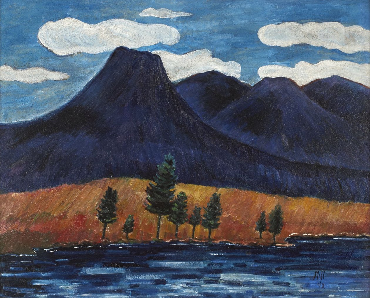 Blue Landscape by Marsden Hartley