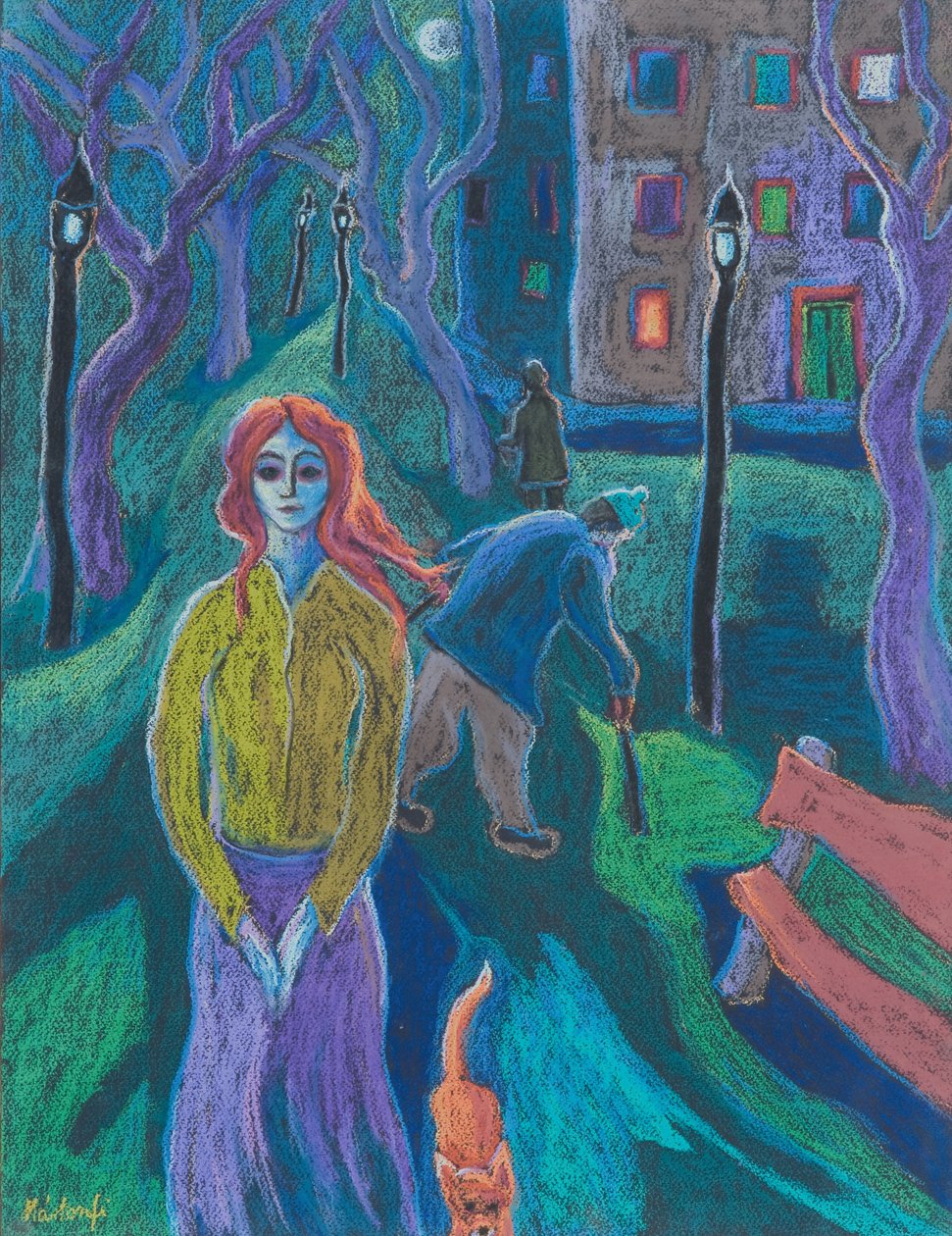 Evening Walk by Marta Martonfi Benke