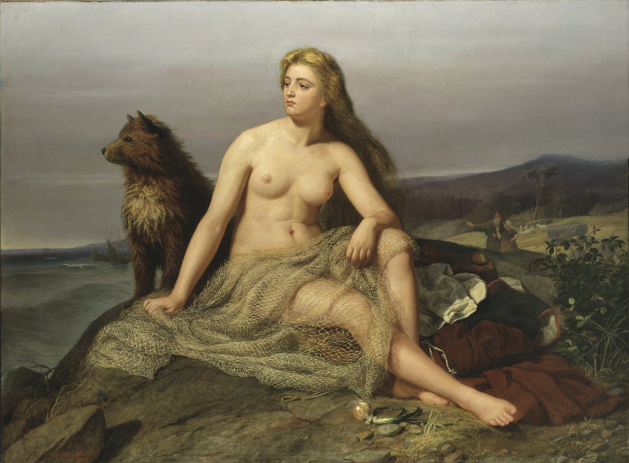 Kraka (Aslaug, Aslog) by Mårten Eskil Winge