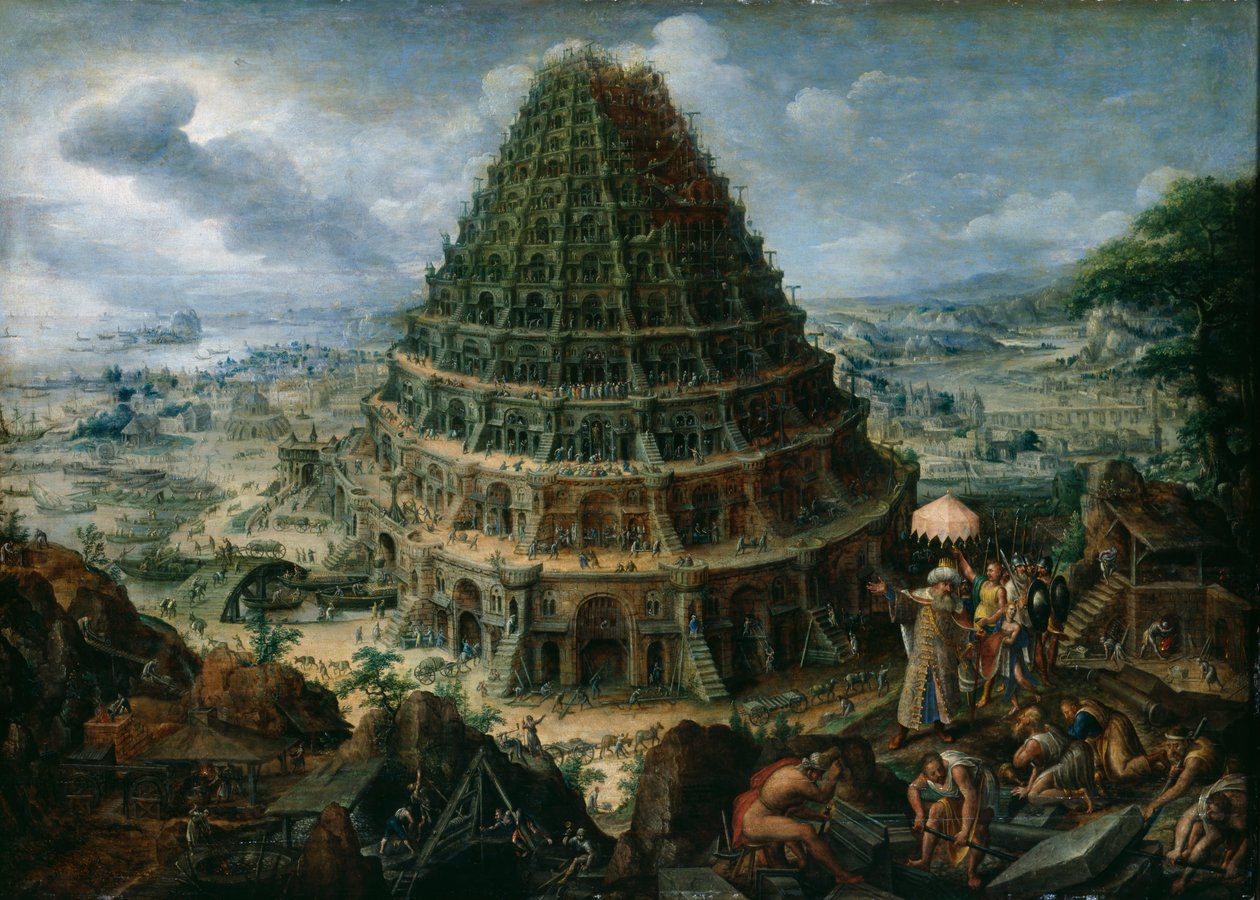 The Tower of Babel by Marten Valckenborch  the van Elder