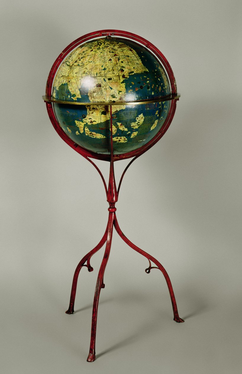 Terrestrial Globe, Made in Nuremberg in 1492 by Martin Behaim