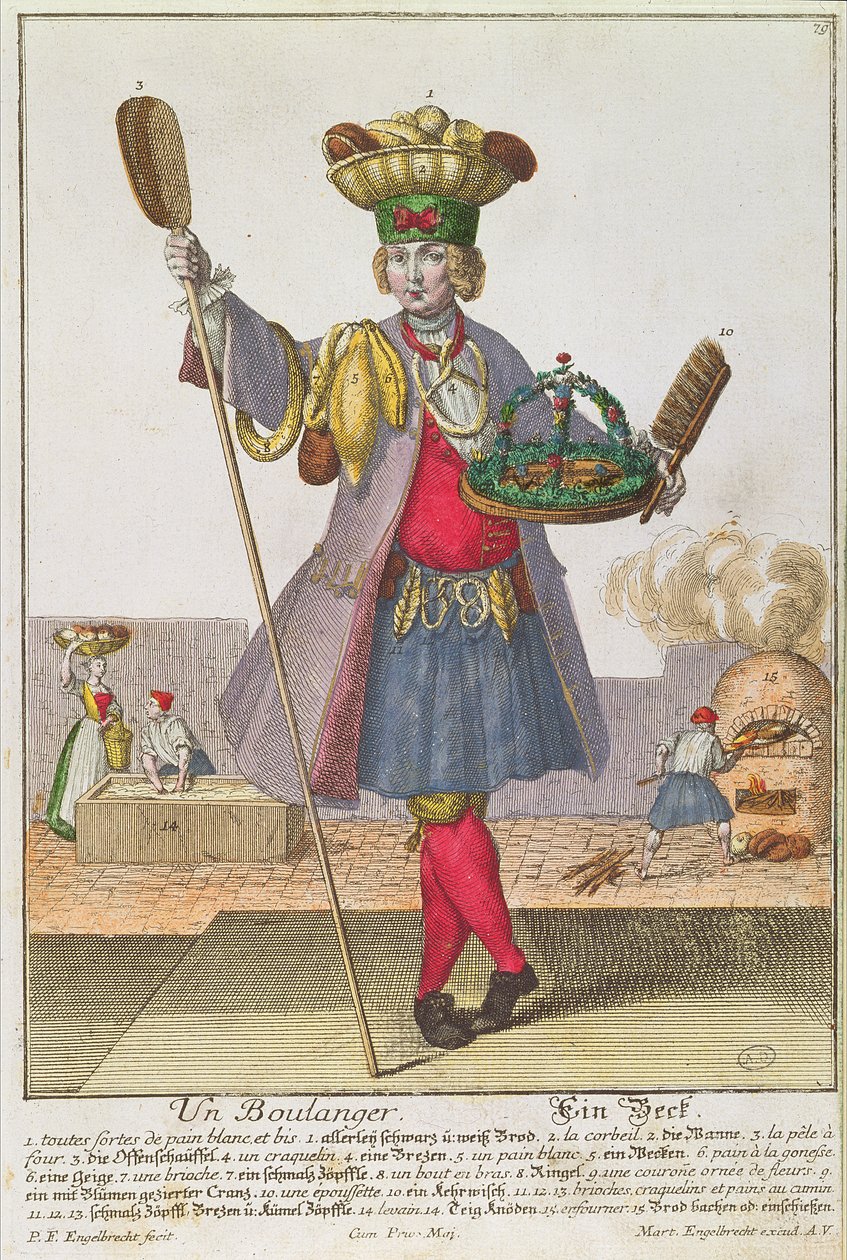 A Baker, c.1735 by Martin Engelbrecht