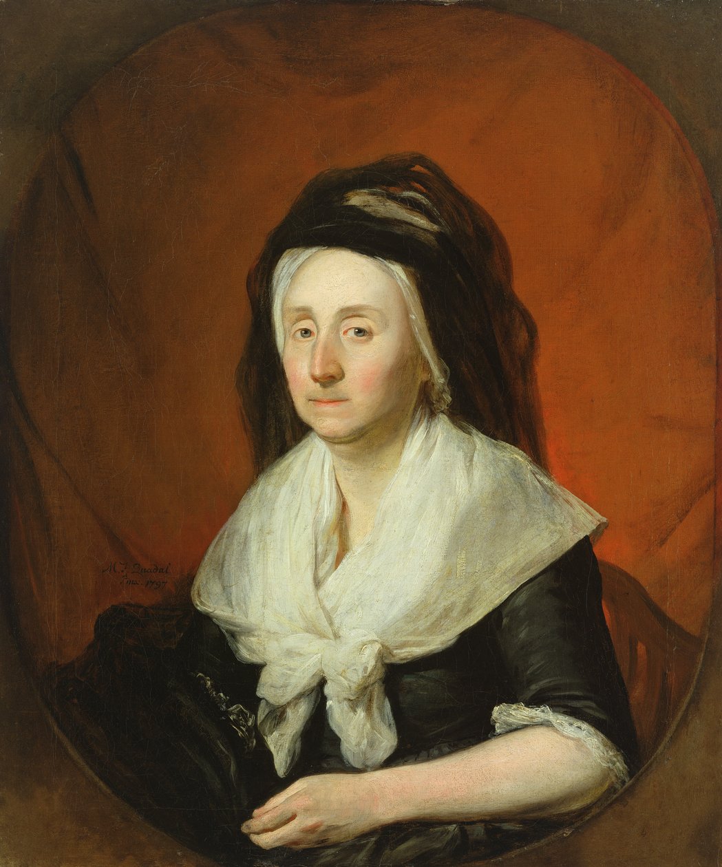 Portrait of Mrs. Wolters by Martin Ferdinand Quadal