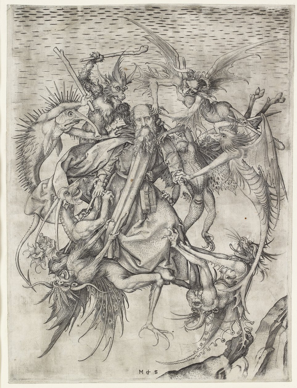 The Tribulations of St Anthony by Martin Schongauer