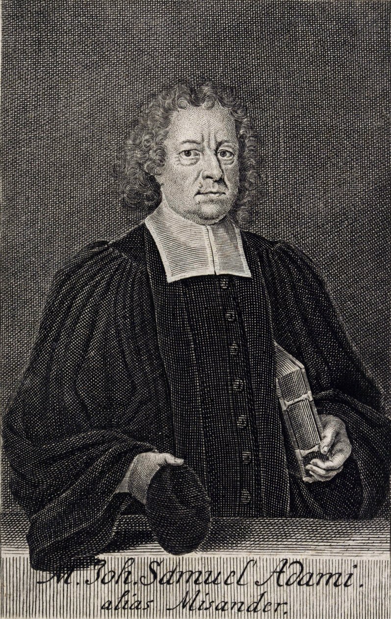 Johann Samuel Adami by Martin Bernigeroth