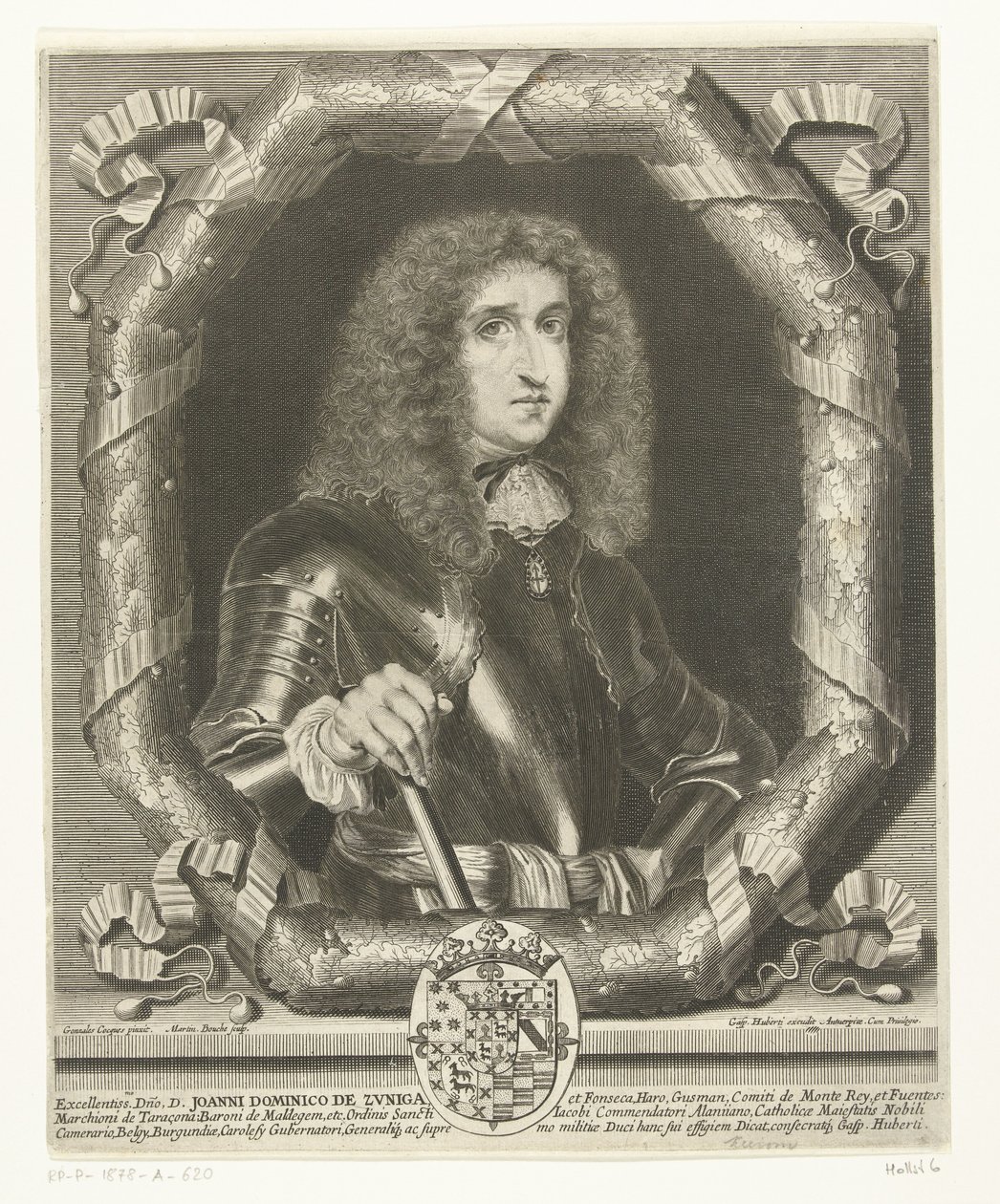 Portrait of Johannes Dominicus van Zuniga and Fonseca by Martin Bouche