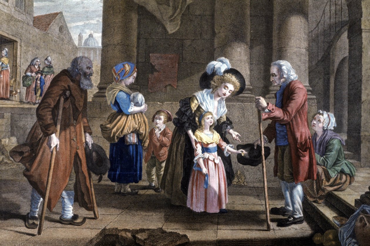 Humanity Lesson. Education of a Young Girl, c.1790 by Martin Drölling