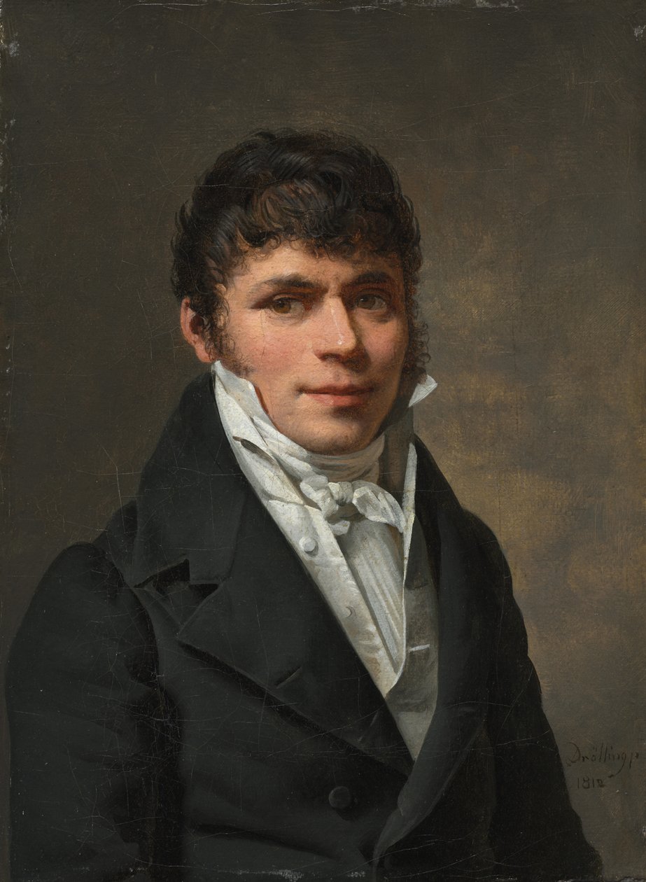 Nicolas Louis Faret and Madame Nicolas Louis Faret, 1812 by Martin Drölling