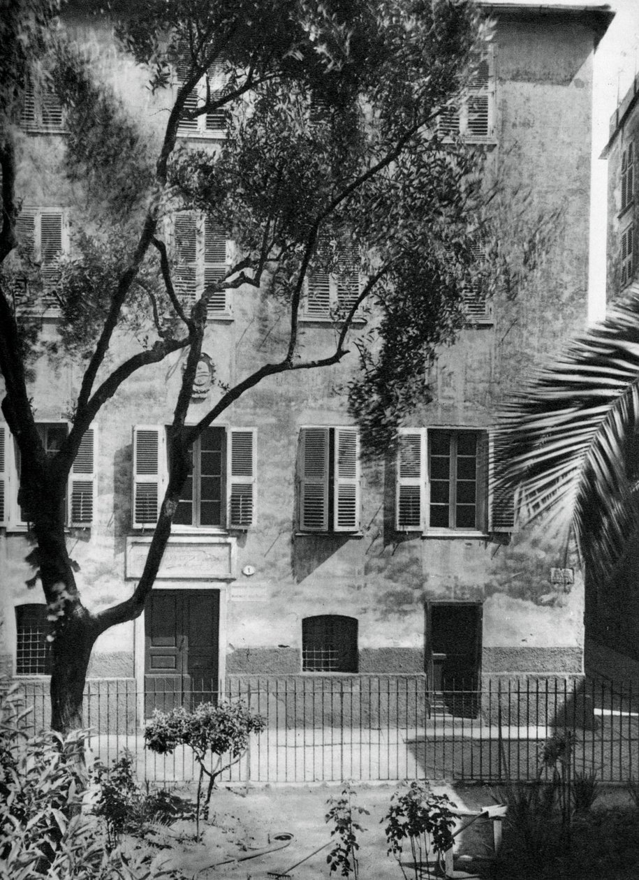 The House Where Napoleon Was Born, Ajaccio, Corsica, 1937 by Martin Hurlimann