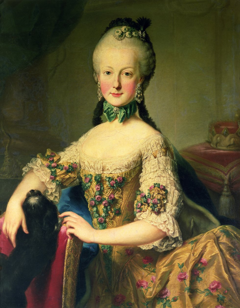 Archduchess Maria Elisabeth Habsburg-Lothringen (1743-1808), Sixth Child of Empress Maria Theresa of Austria (1717-80) and Emperor Francis I (1708-65) by Martin II Mytens or Meytens