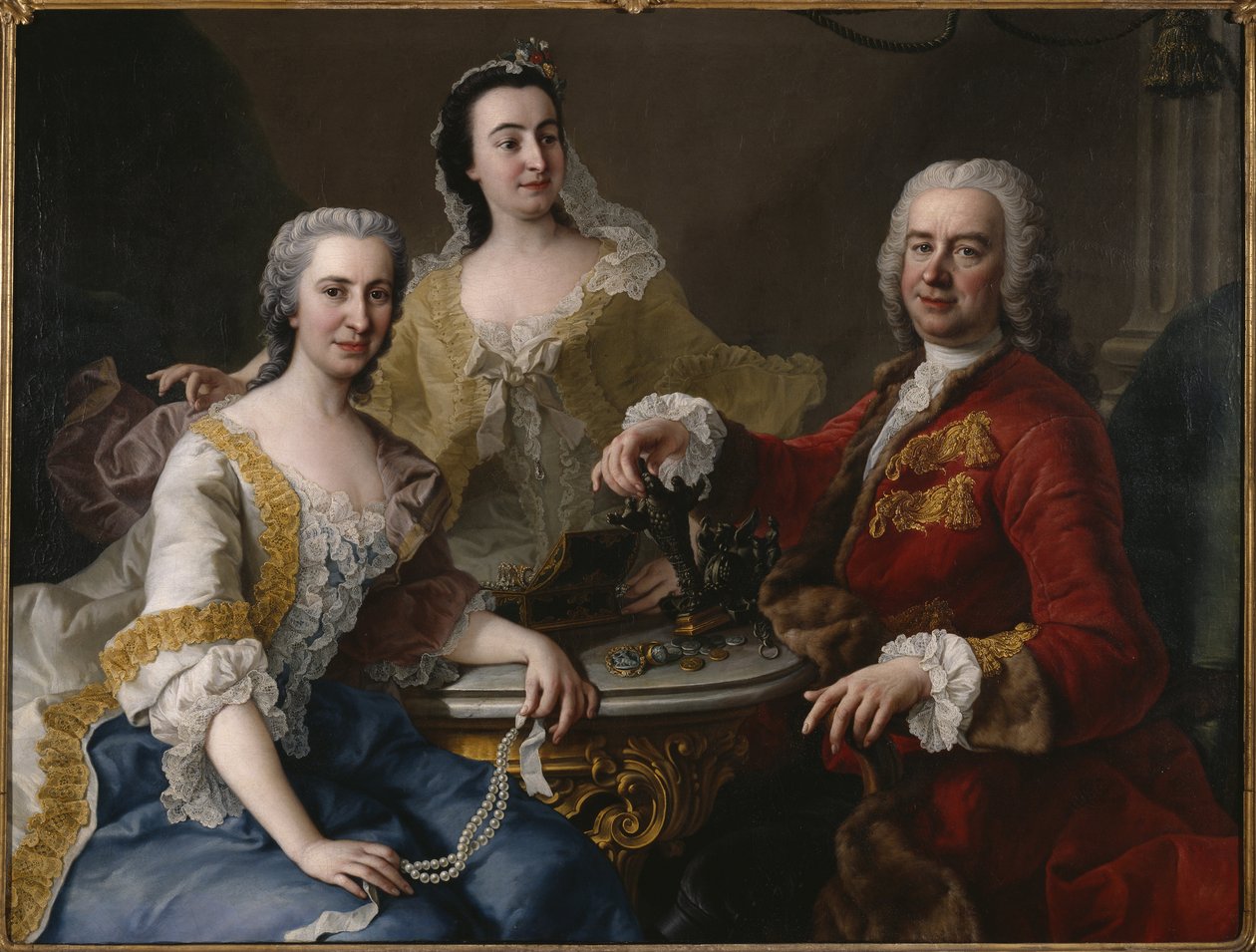 Joseph Angelo de France (1691-1761) with Family by Martin II Mytens or Meytens