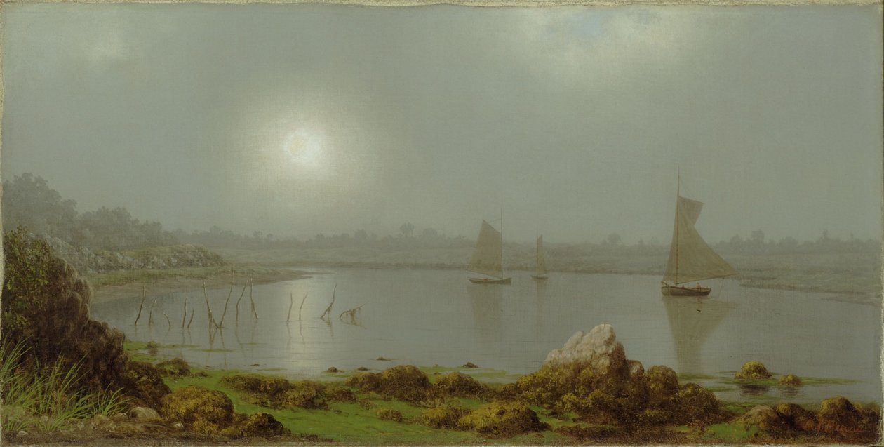 York Harbor, Coast of Maine by Martin Johnson Heade