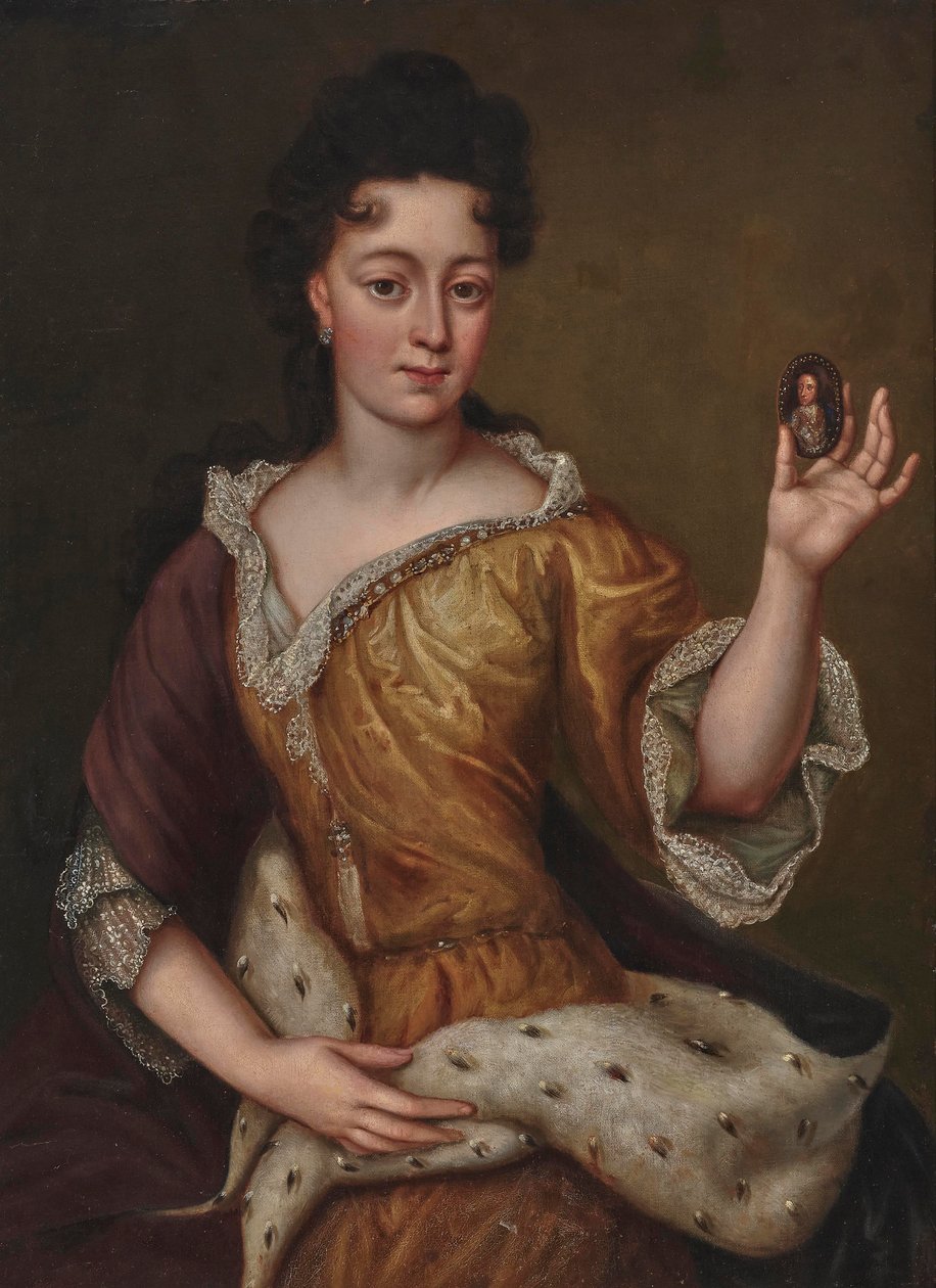 Portrait of Theresa Kunegunda Sobieska, Electress of Bavaria, End of 17th century by Martin Maingaud
