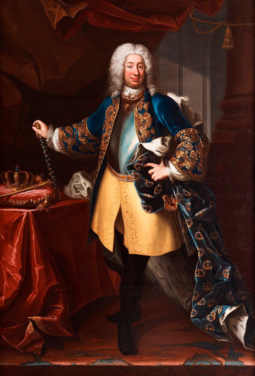 Portrait of King Frederick I of Sweden by Martin Meytens the Younger
