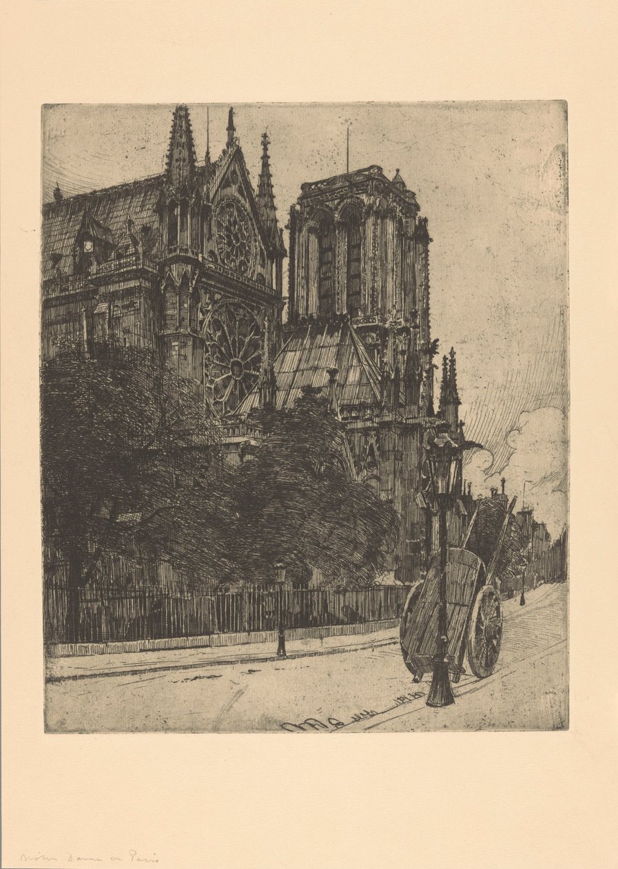 Notre-Dame of Paris by Martin Monnickendam