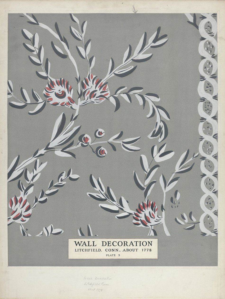 Decorated Wall, c. 1938 by Martin Partyka
