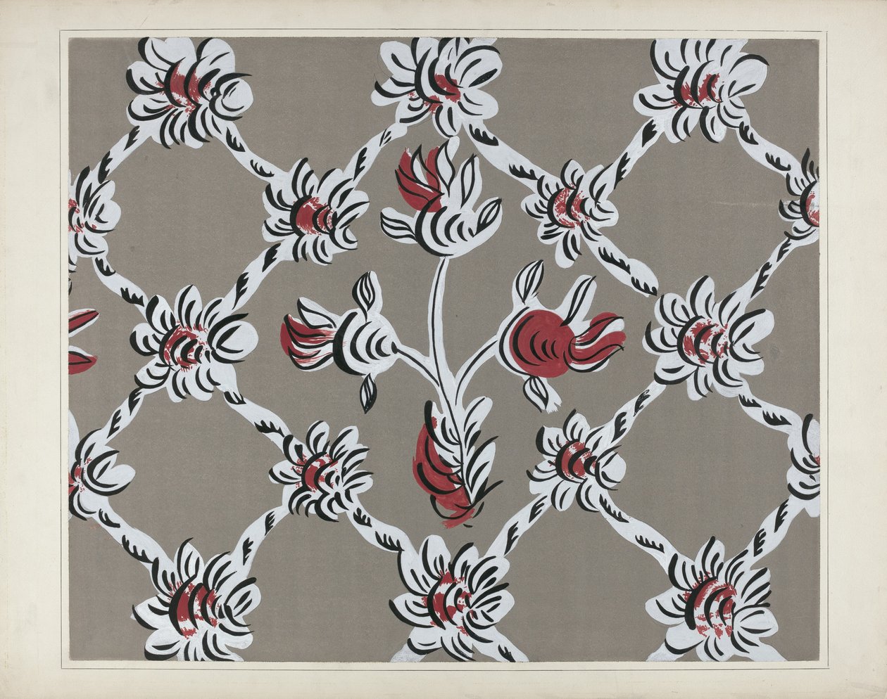 Hand Painted Wall Detail by Martin Partyka