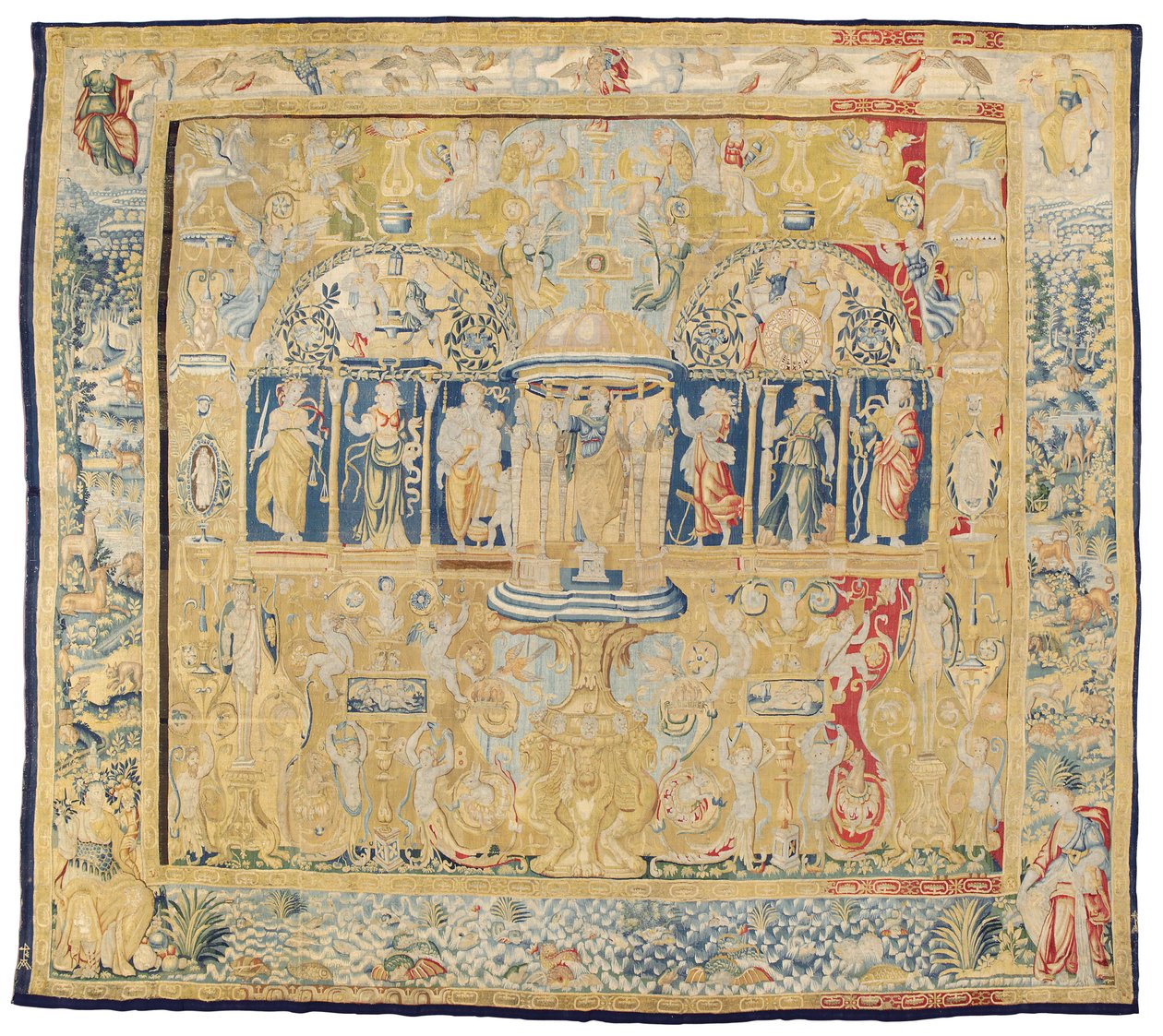 Allegorical Tapestry, Brussels, Late 16th - Early 17th Century by Martin Reymbouts