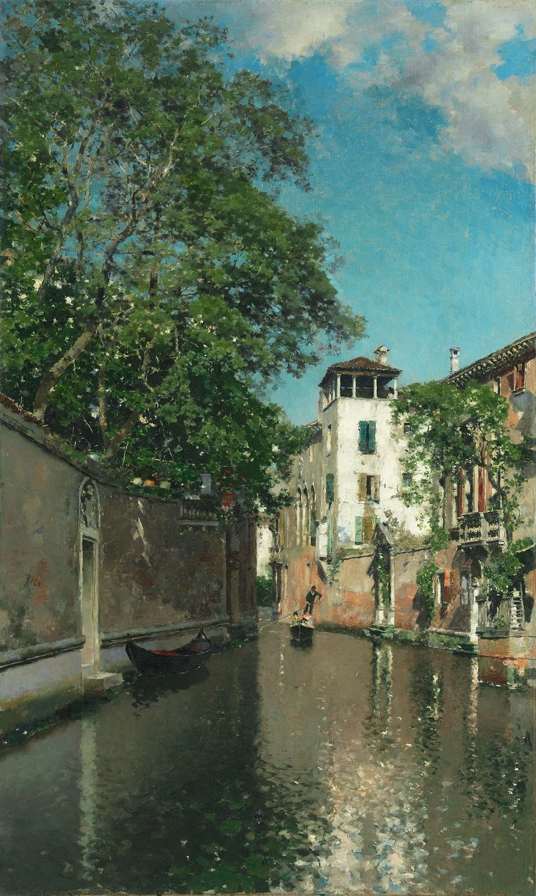 Canal in Venice by Martín Rico y Ortega
