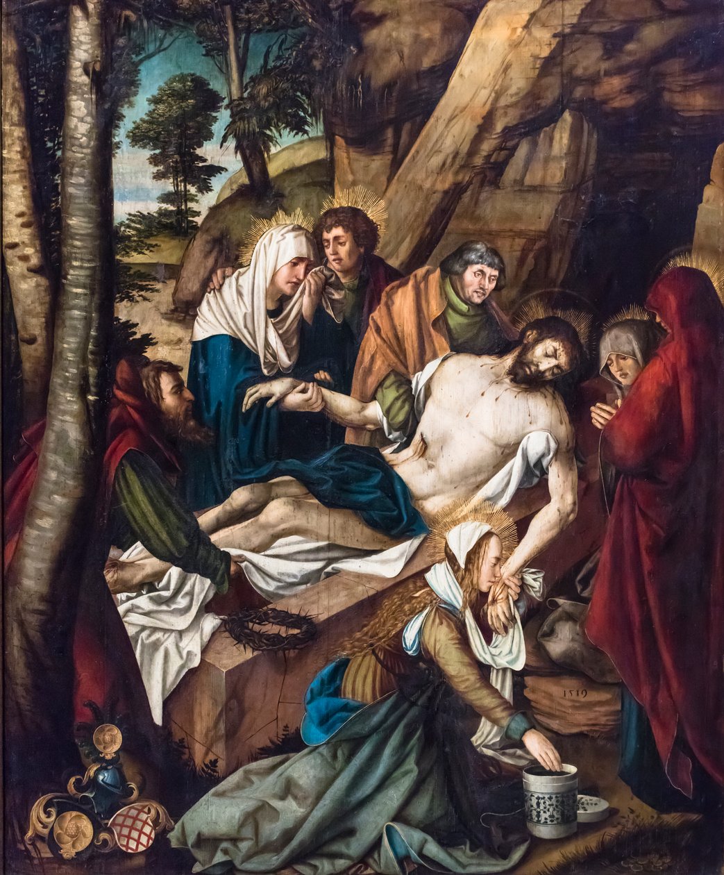 The Entombment of Christ by Martin Schaffner