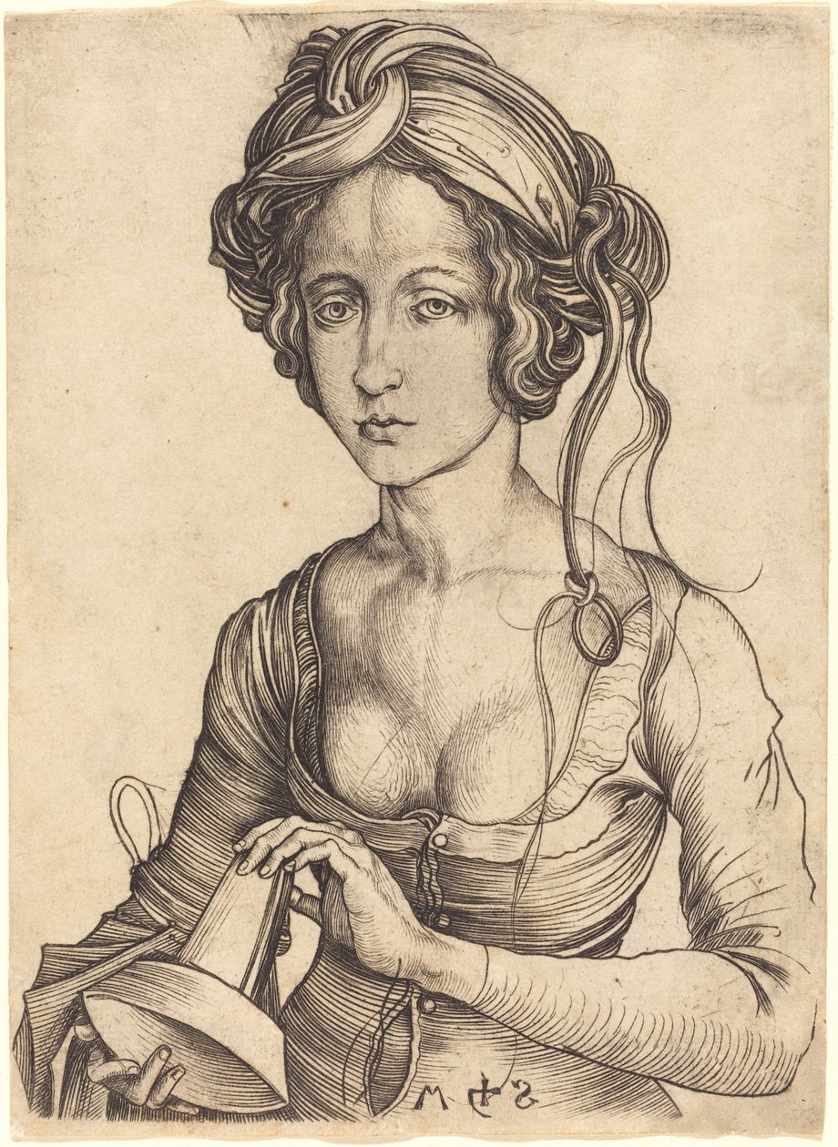 A Foolish Virgin by Martin Schongauer
