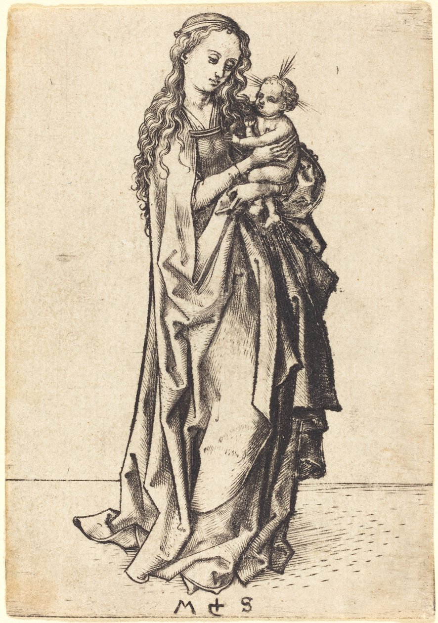The Small Madonna and Child by Martin Schongauer