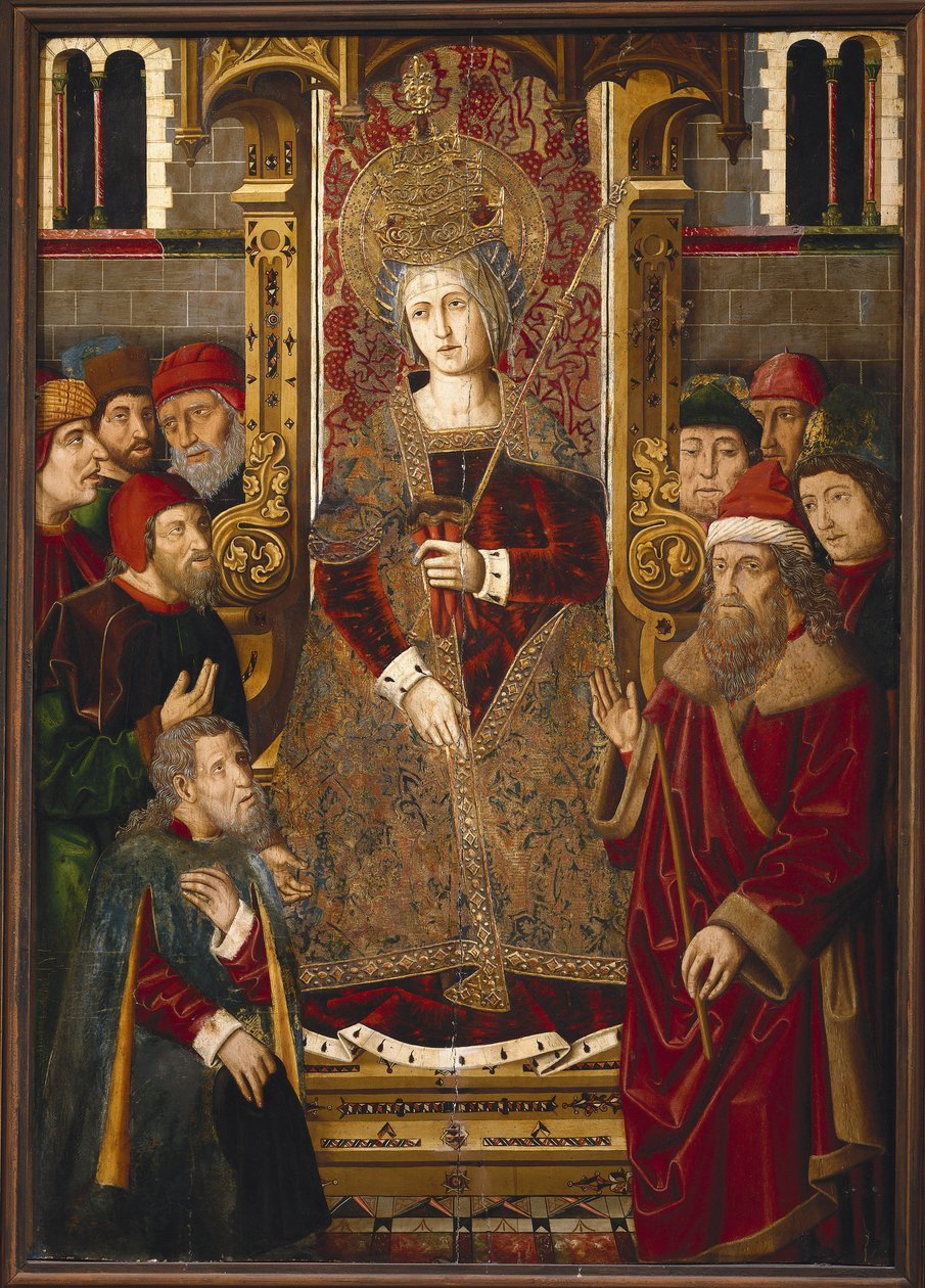 Saint Helena by Martin & Ximenez Miguel (fl.1466 1505) Bernat