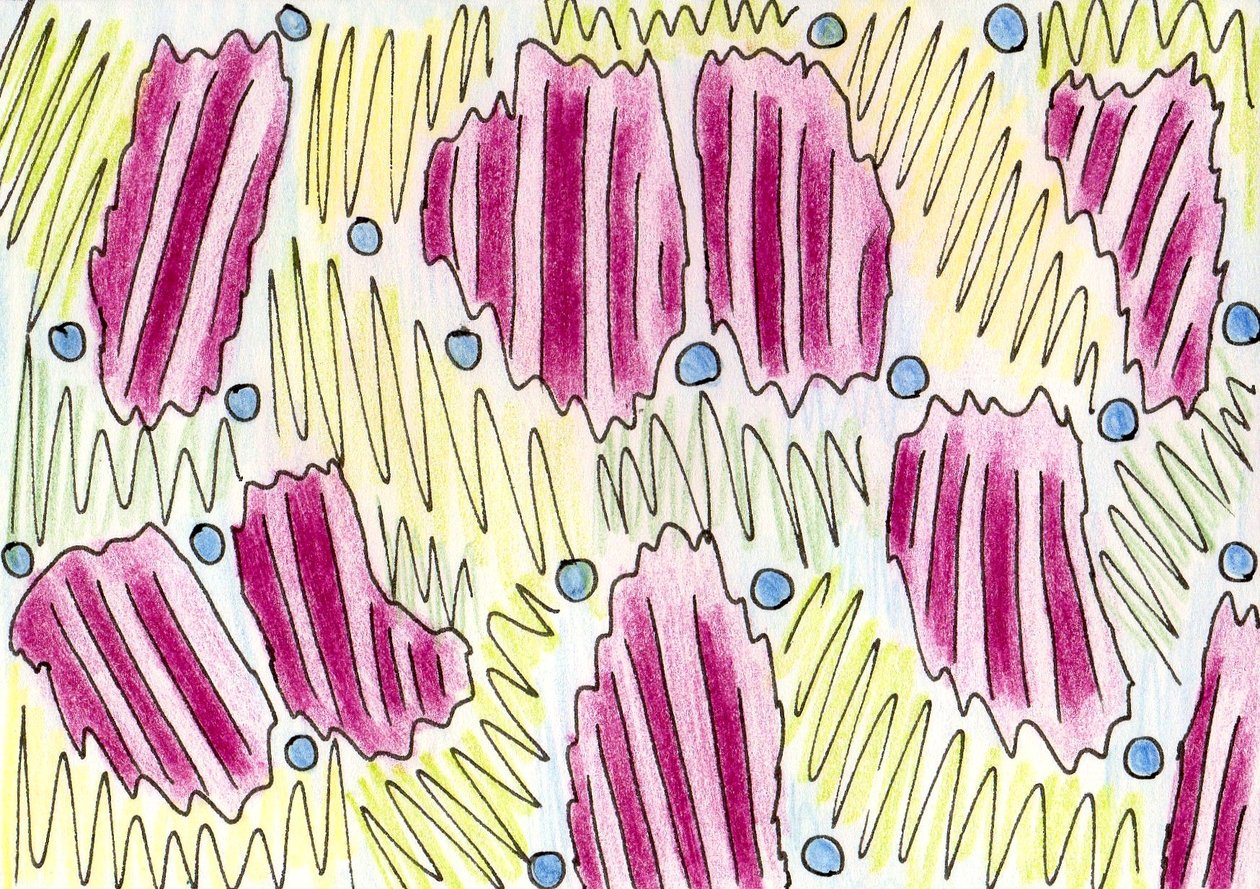 Composition The Striped Mini Dress Abstract by Martina Konitzky
