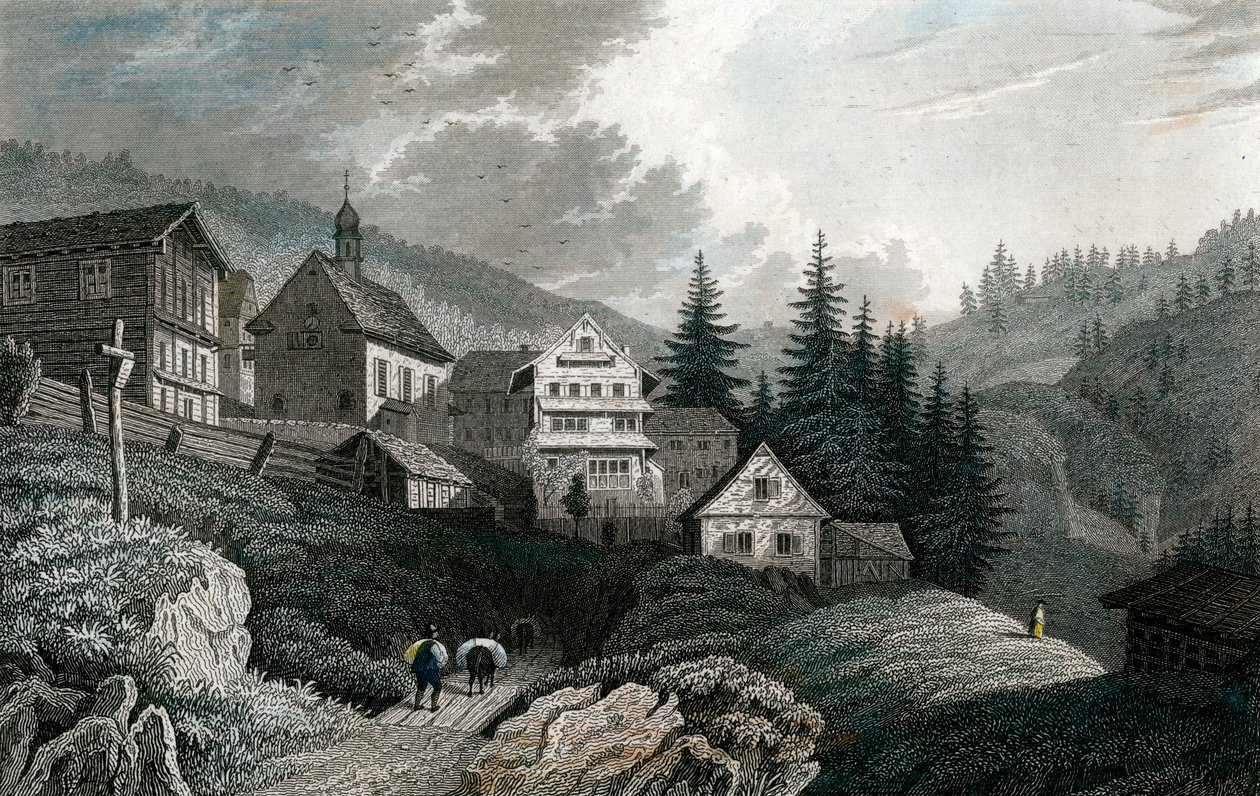 The Church Maria Schnee, Rigi, Switzerland, 1850 by Martini