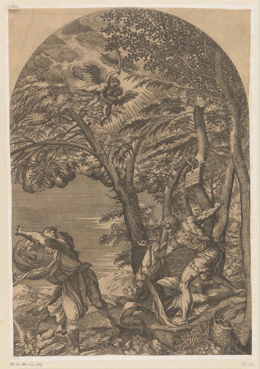Death of Peter the Martyr by Martino Rota
