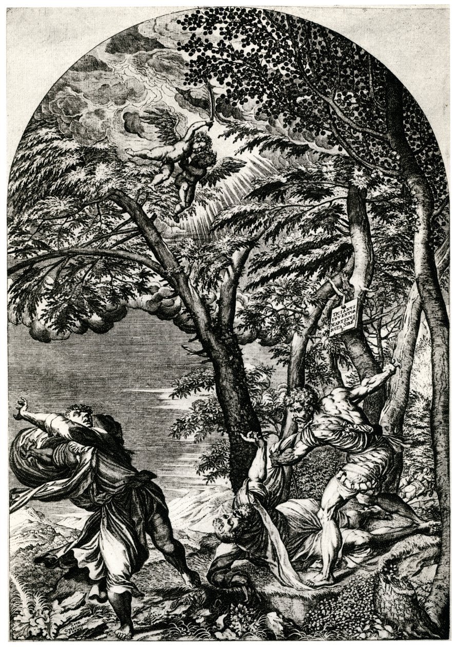 Martyrdom of St Peter Martyr by Martino Rota
