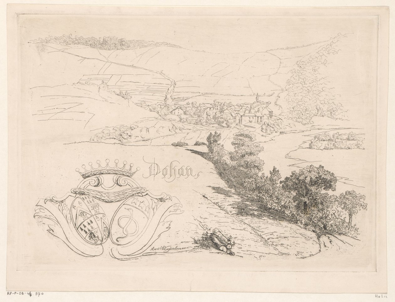 View of Dohan by Martinus Antonius Kuytenbrouwer jr.
