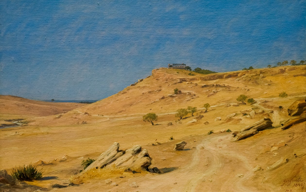 View from Girgenti by Martinus Rorbye