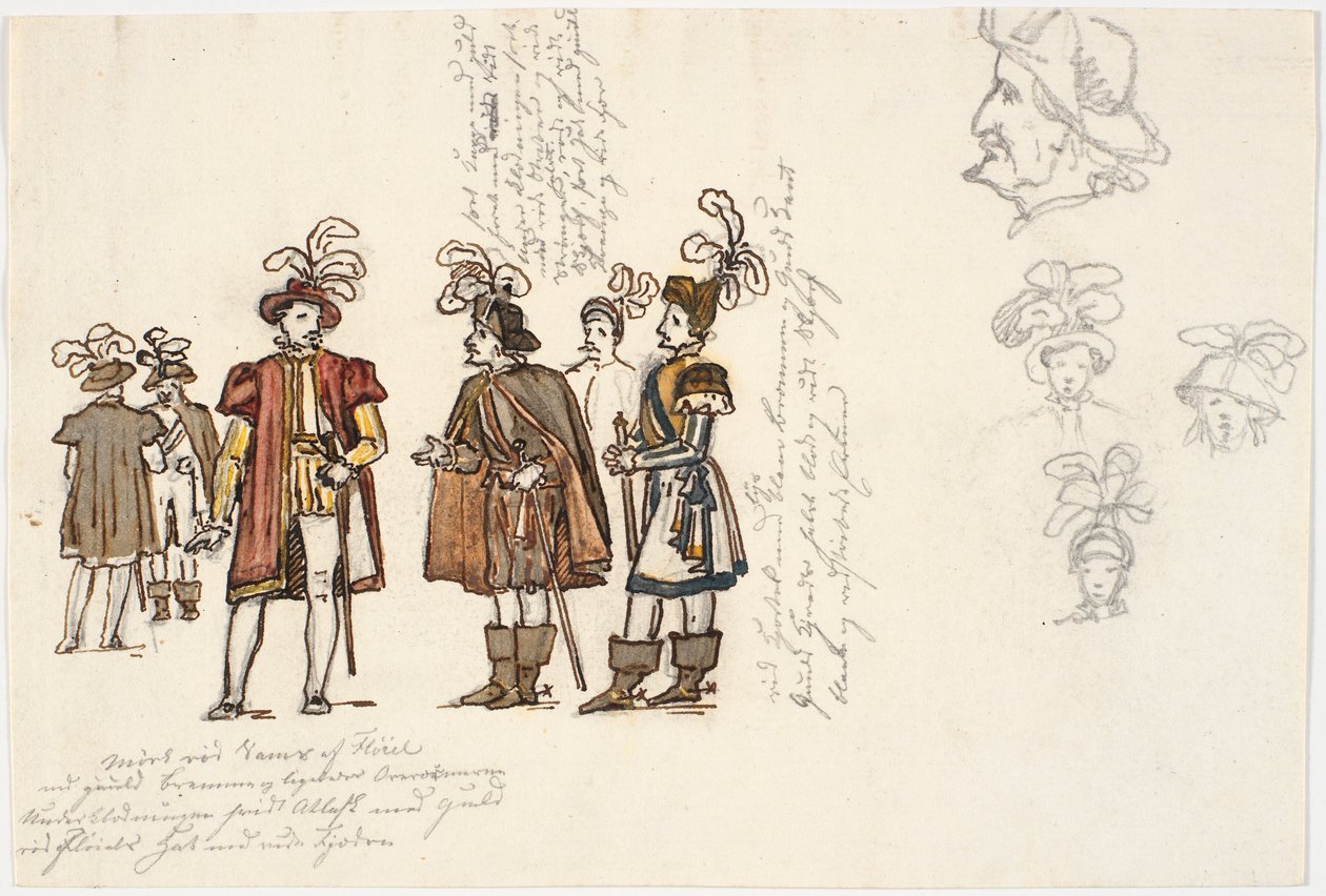 Costume Studies by Martinus Rørbye