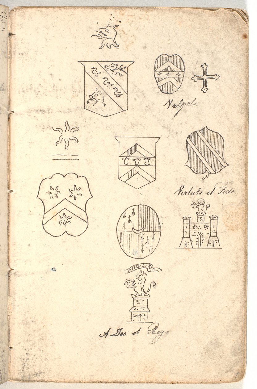 Various Coats of Arms and Devices by Martinus Rørbye