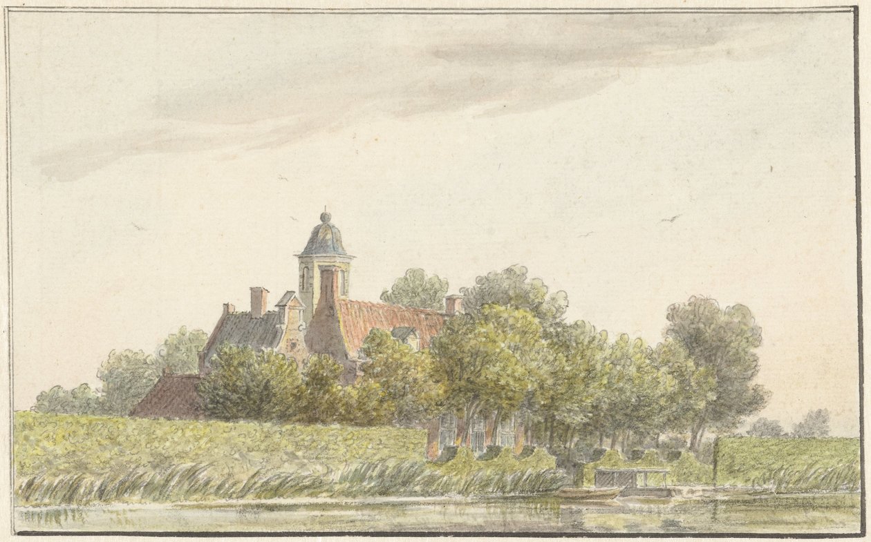 Peacock Garden on the Amstel by Martinus van der Jagt
