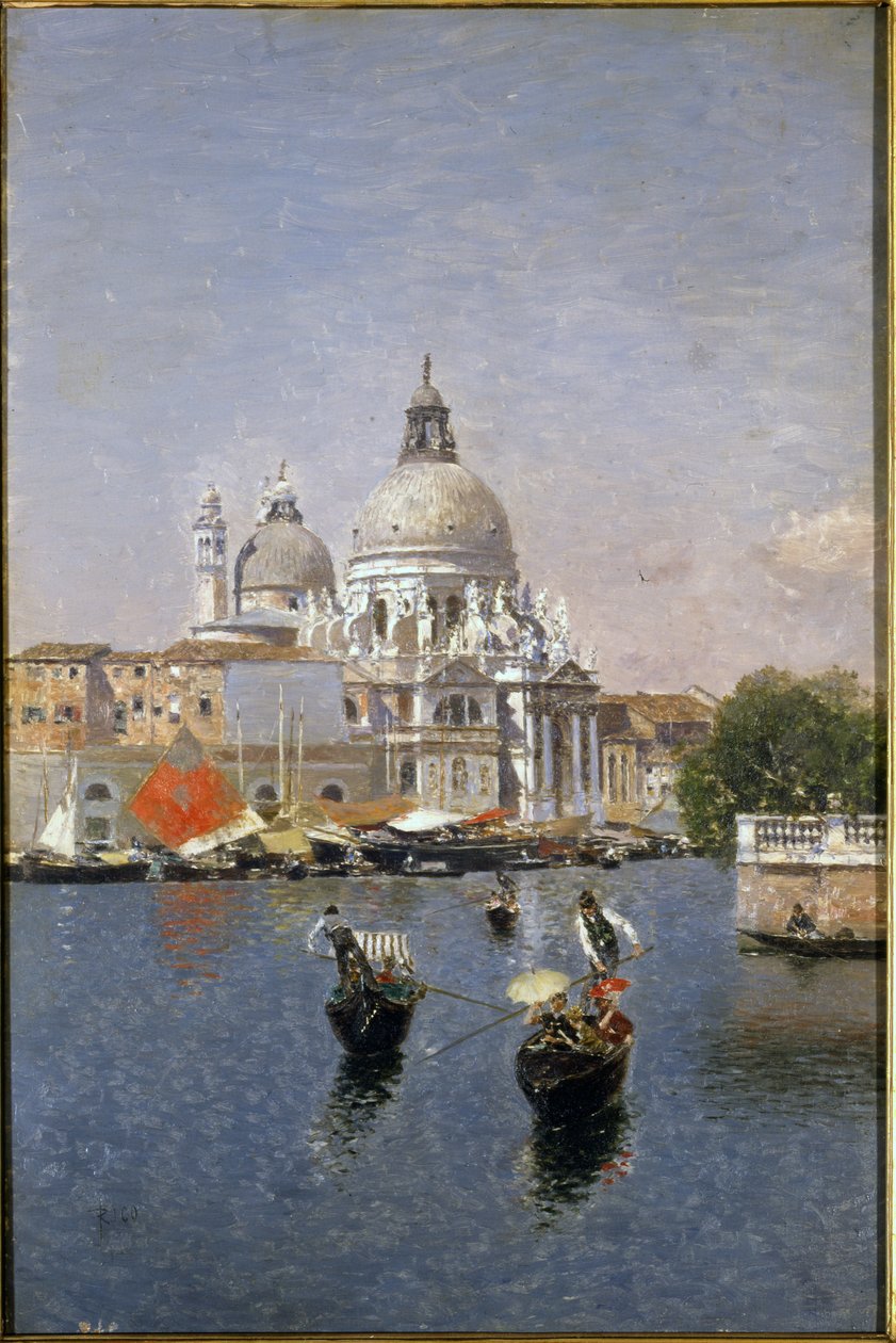 Santa Maria della Salute, Venice by Martín Rico y Ortega