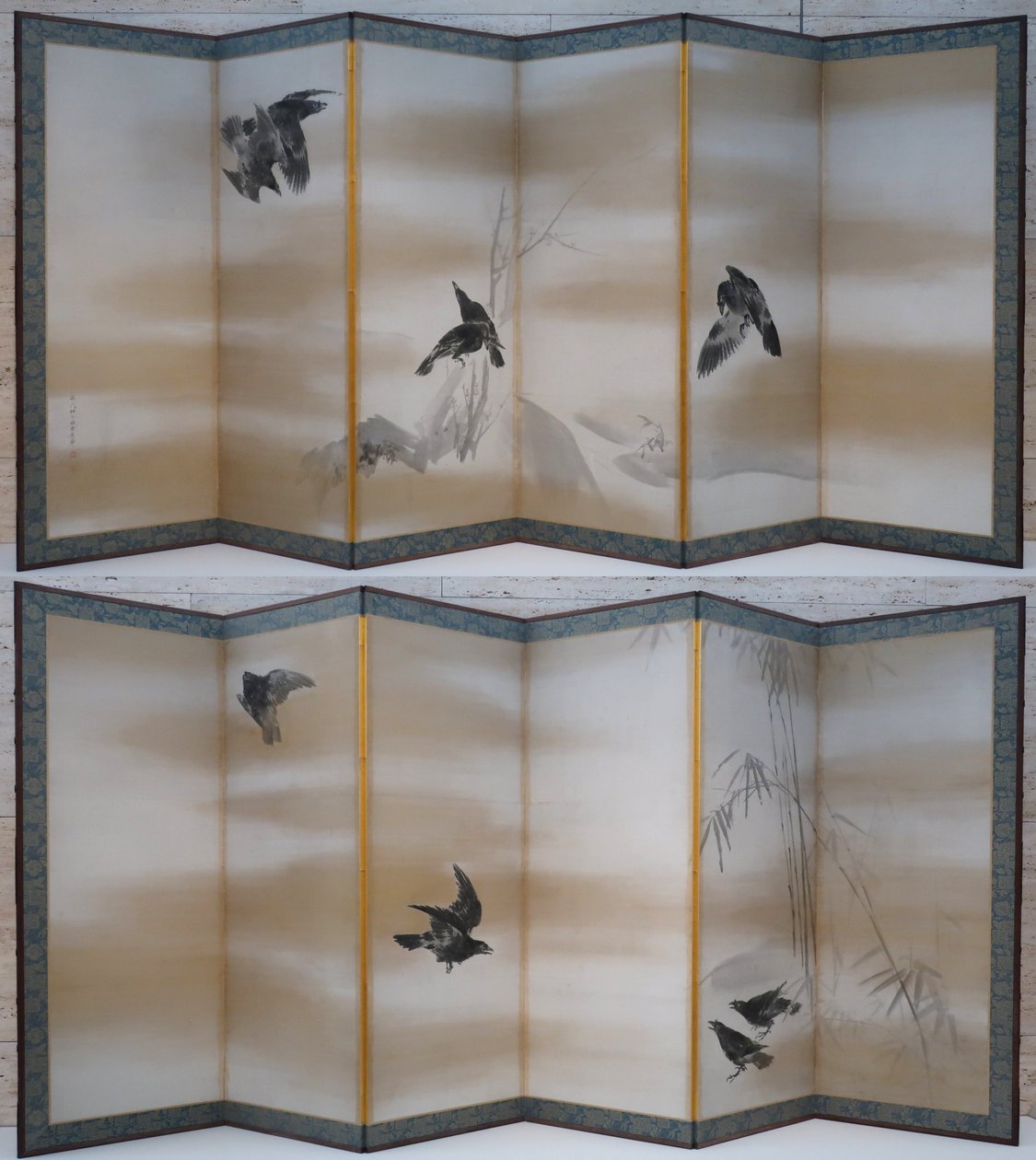 Crows by Maruyama Okyo