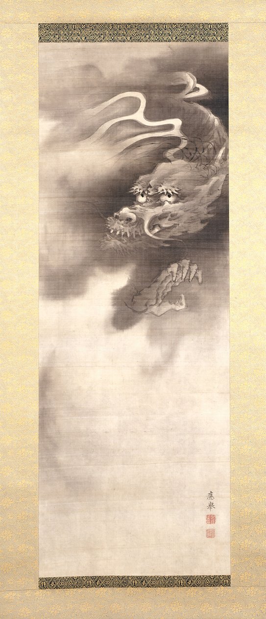 Jurōjin And Deer by Maruyama Okyo