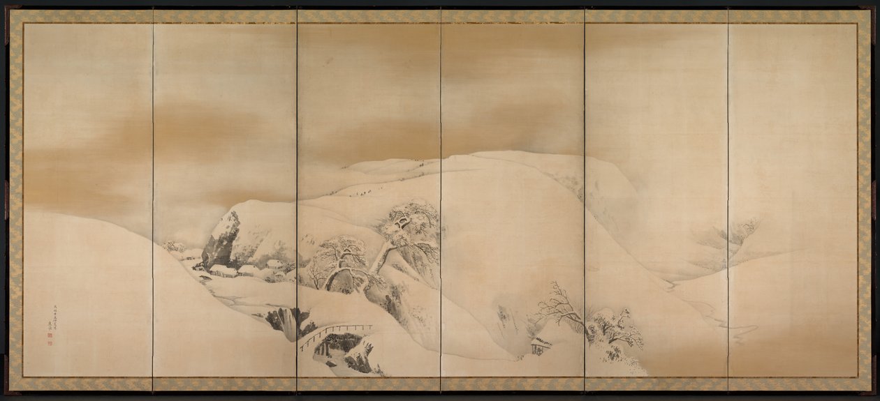 Winter Day by Maruyama Okyo