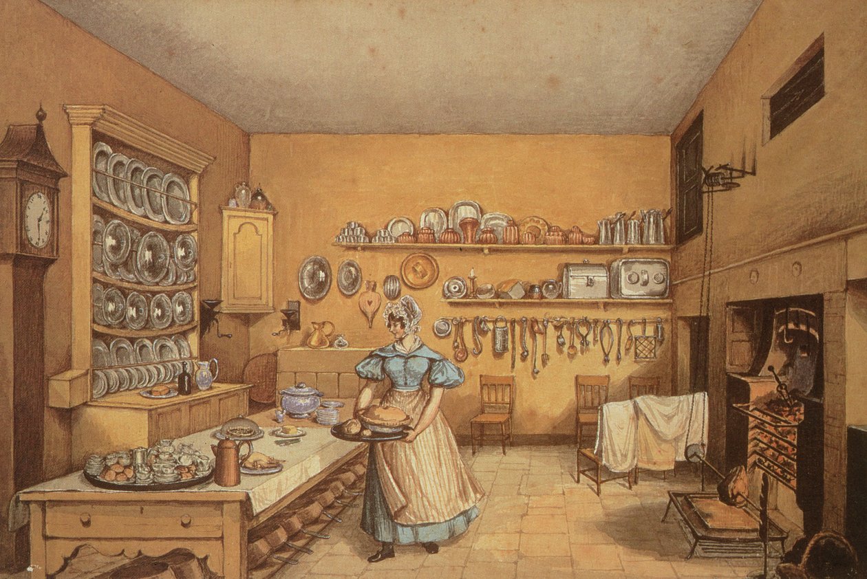 Kitchen at Langton Hall by Mary Ellen Best
