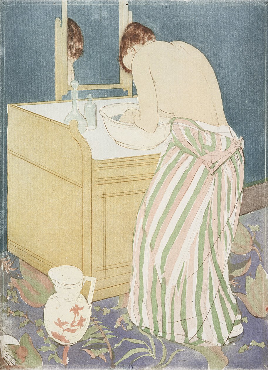 La Toilette, c.1891 by Mary Cassatt