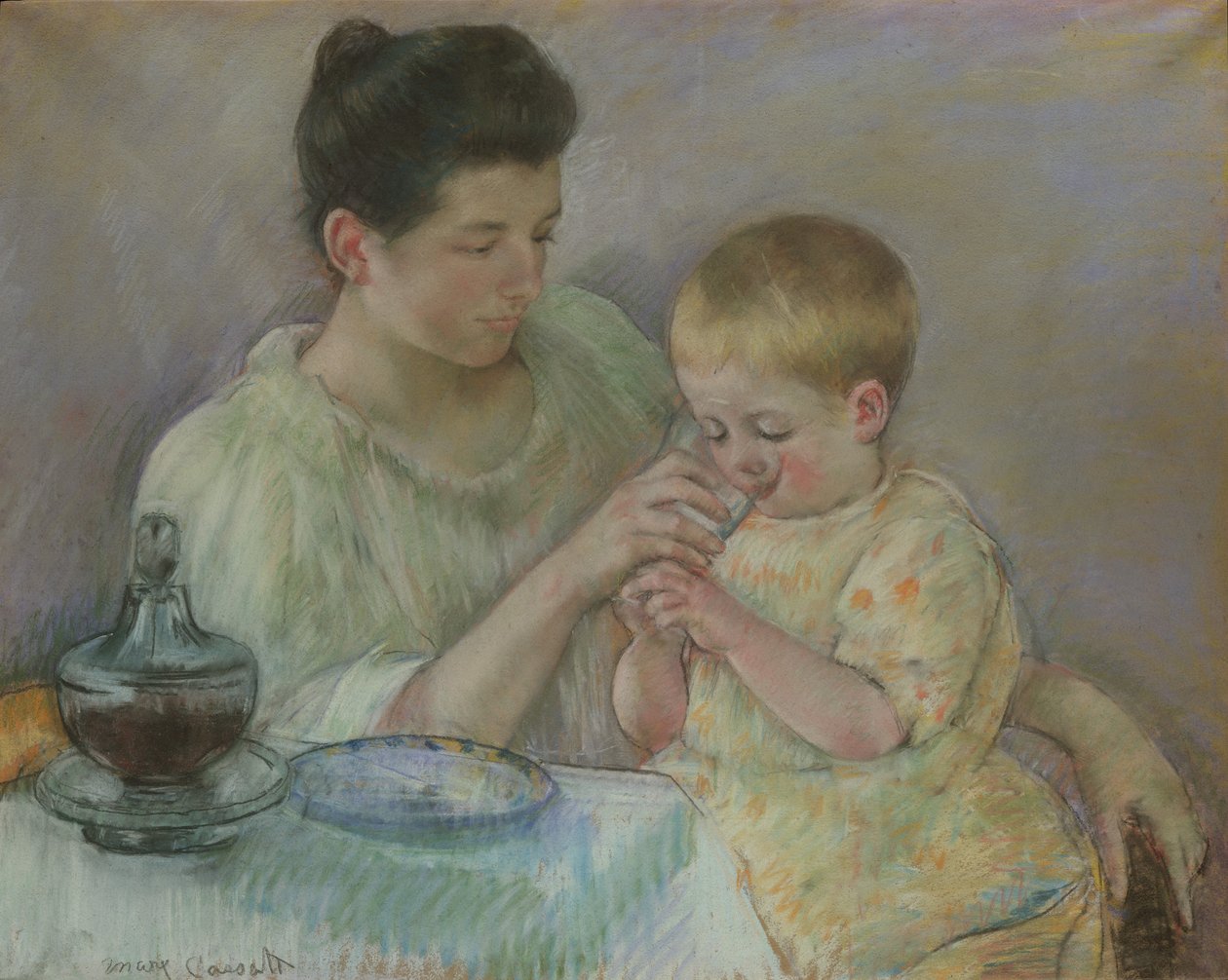 Mother Feeding Child, 1898 by Mary Cassatt