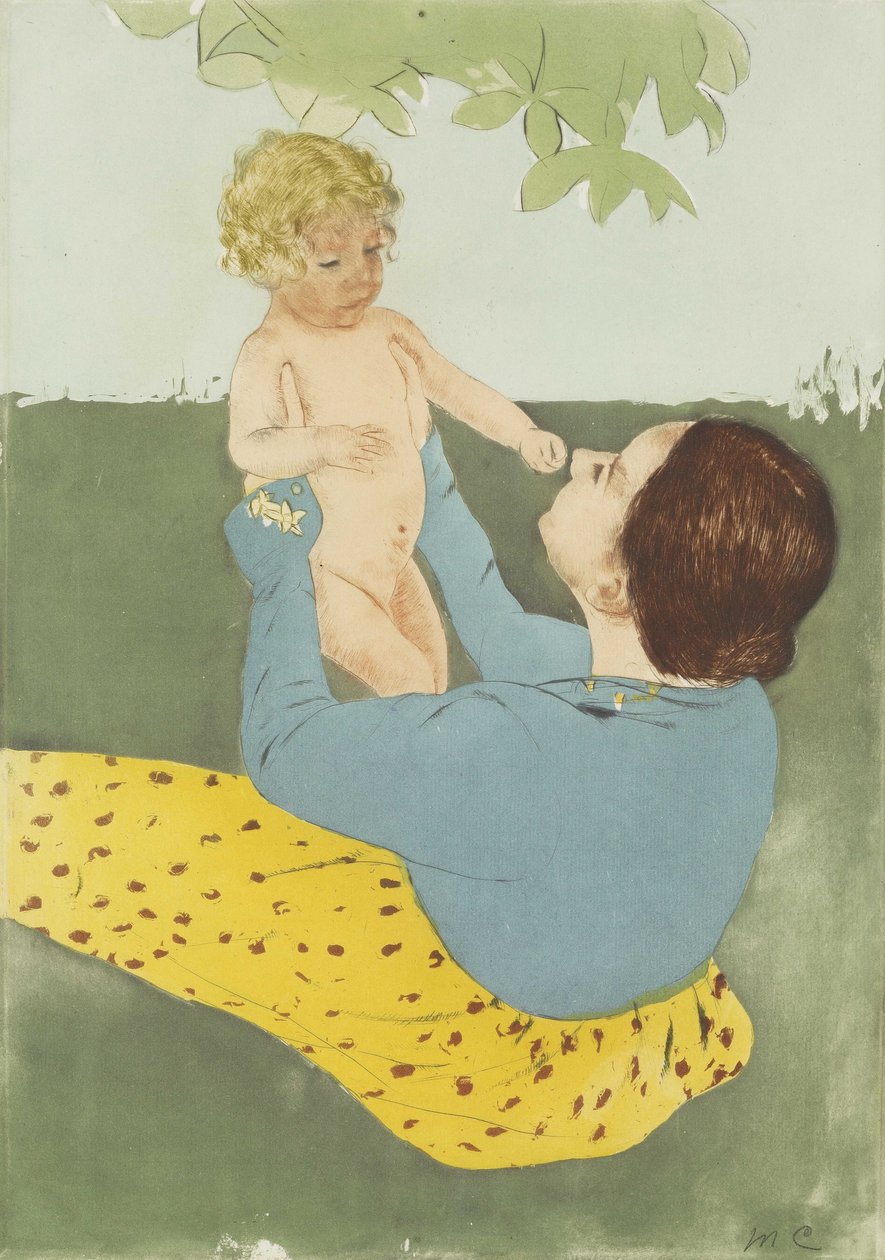 Under the Horse-Chestnut Tree by Mary Cassatt