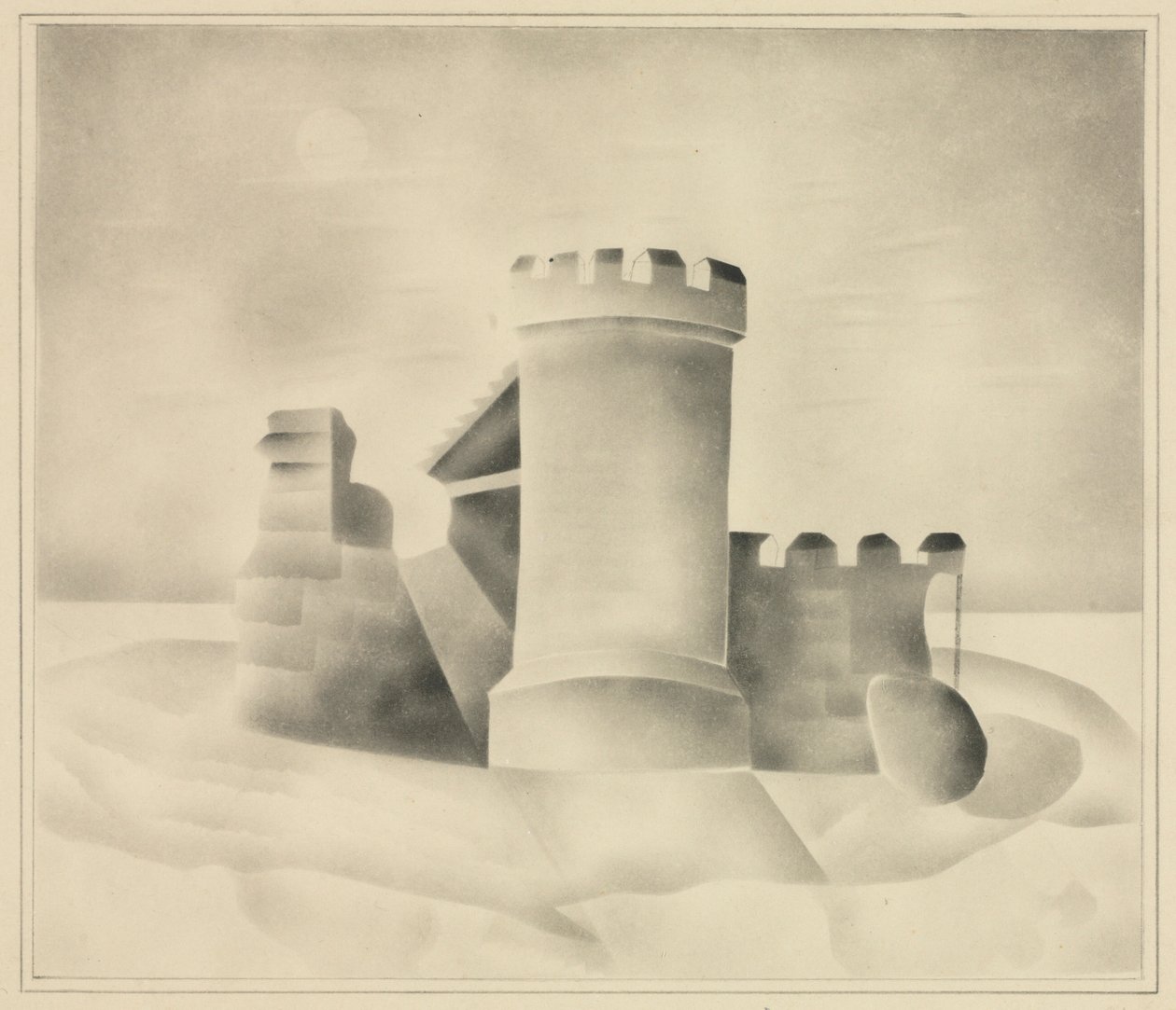 Ruins by Moonlight by Mary Altha Nims
