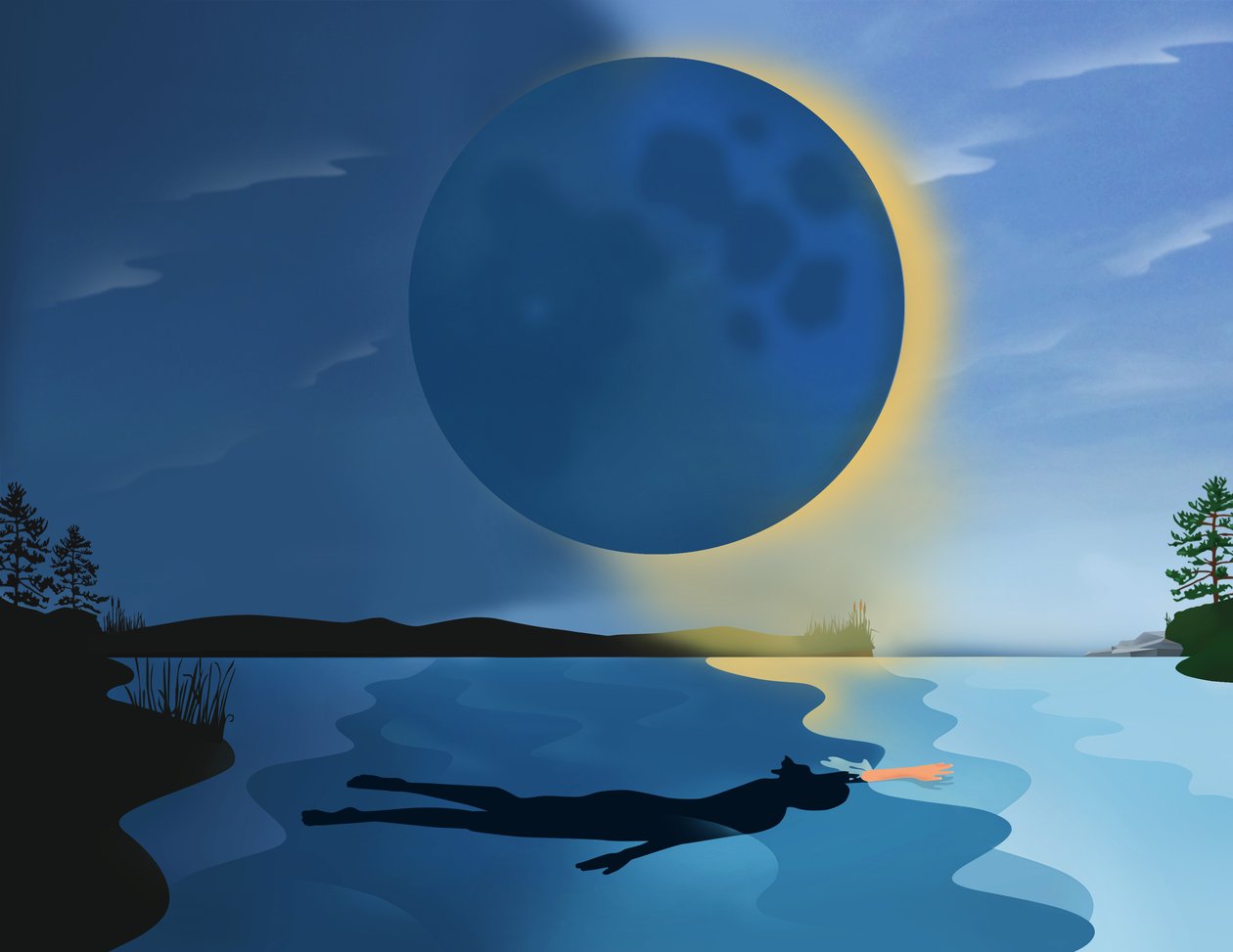 Eclipse, 2017 by Mary Ann Smith