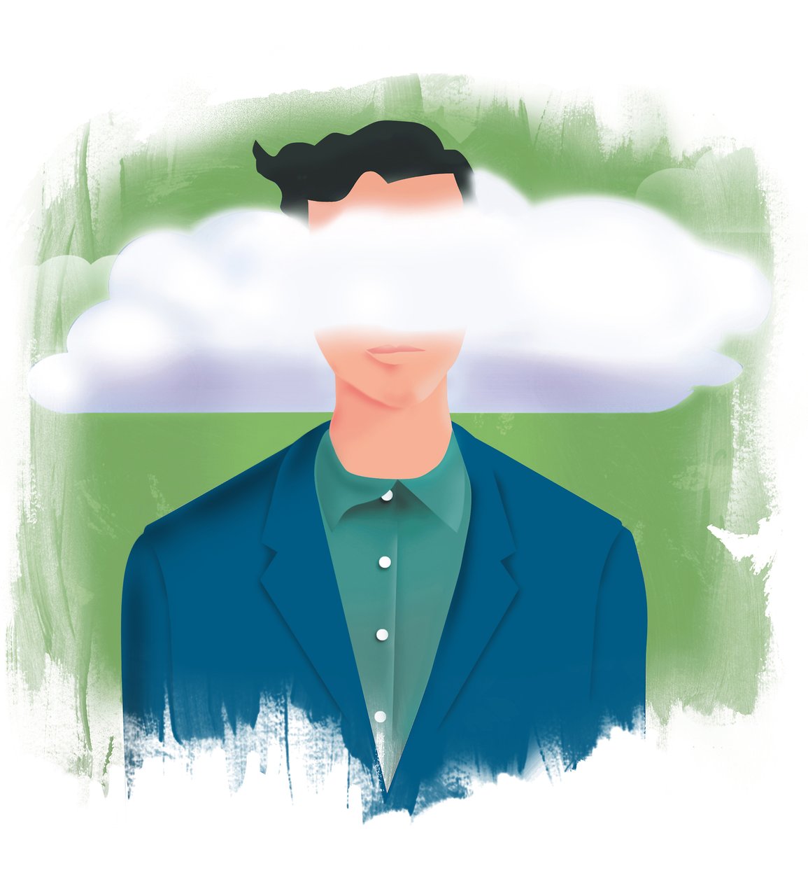 Head in the Clouds, 2015 by Mary Ann Smith