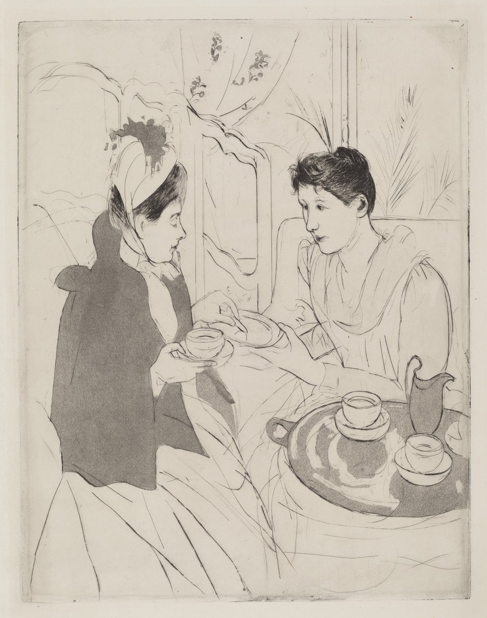 Afternoon Tea Party, 1890-1891 by Mary Cassatt